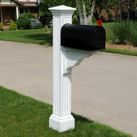 LAWNITATOR 5852W Manchester Mail Post - White LA2621867